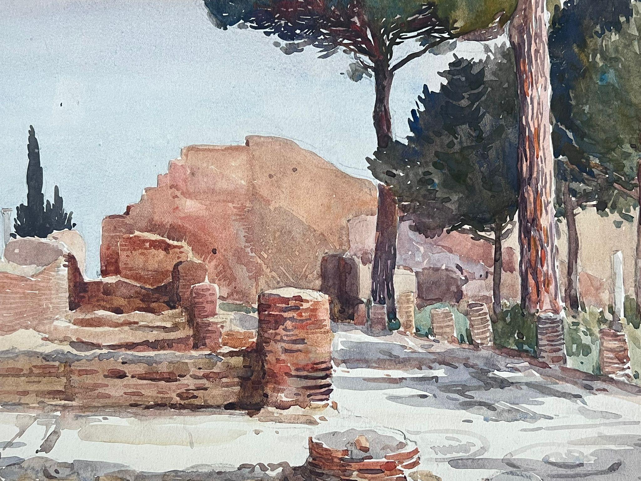 Jean La Forgue (French 1901-1975) signed watercolour on paper, unframed
inscribed verso
painting: 10.75 x 15 inches
provenance: the artists estate, France
condition: very good and sound condition; there are minor age related marks and stains to the