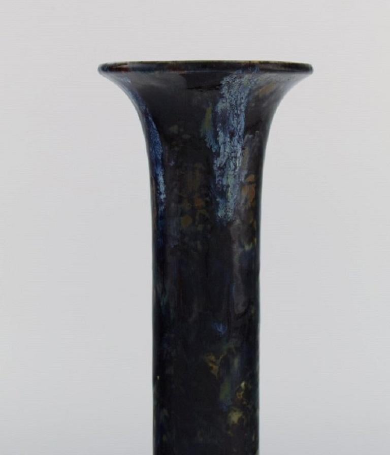 Early 20th Century Jean Langlade, French Potter, Vase in Glazed Ceramics, 1920s
