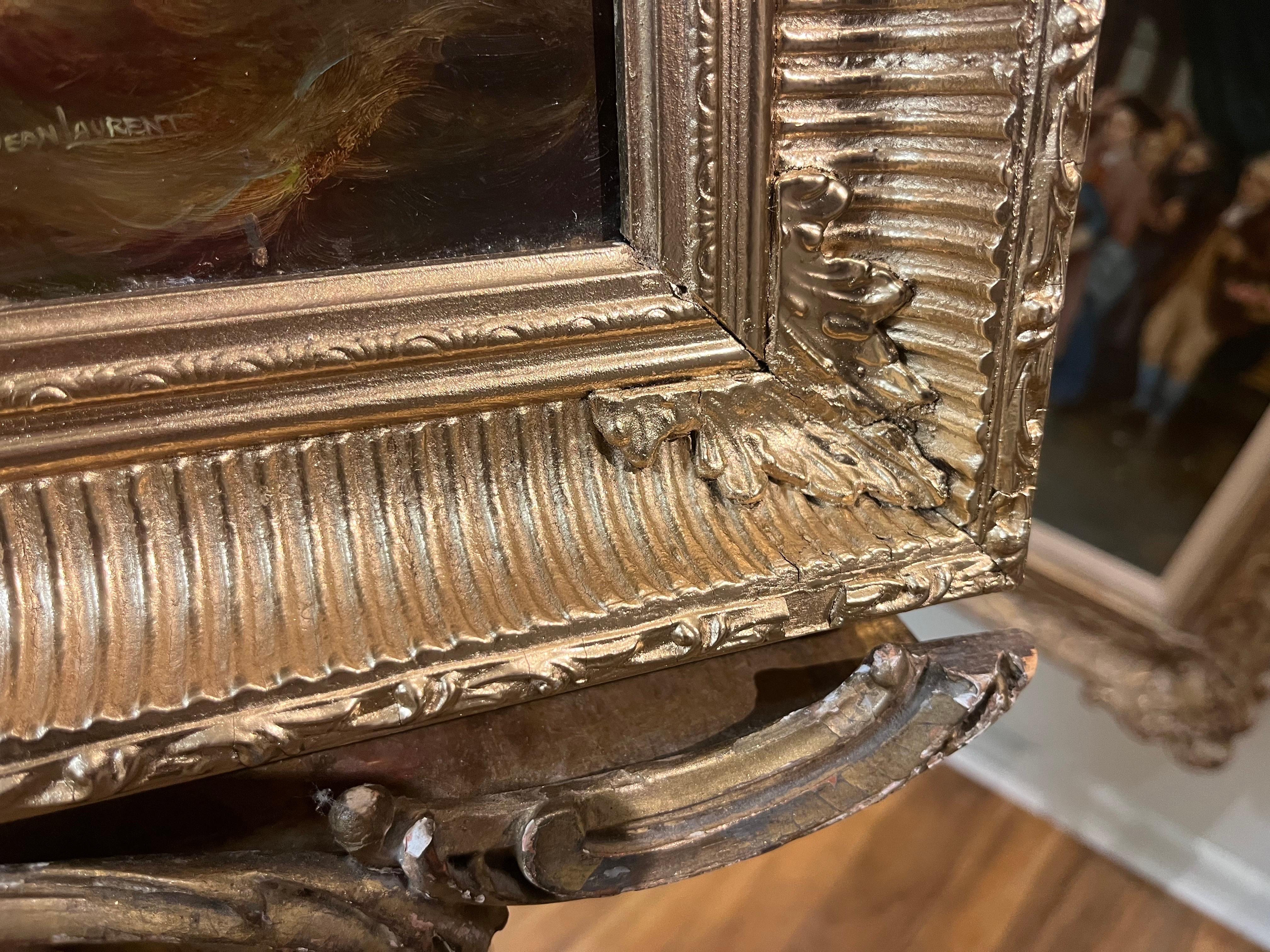 GRAN PINTURA AL ÓLEO de Jean Laurent PINTURA DE LA ARMADA DE LA NAVY DEL SIGLO XX en venta 2