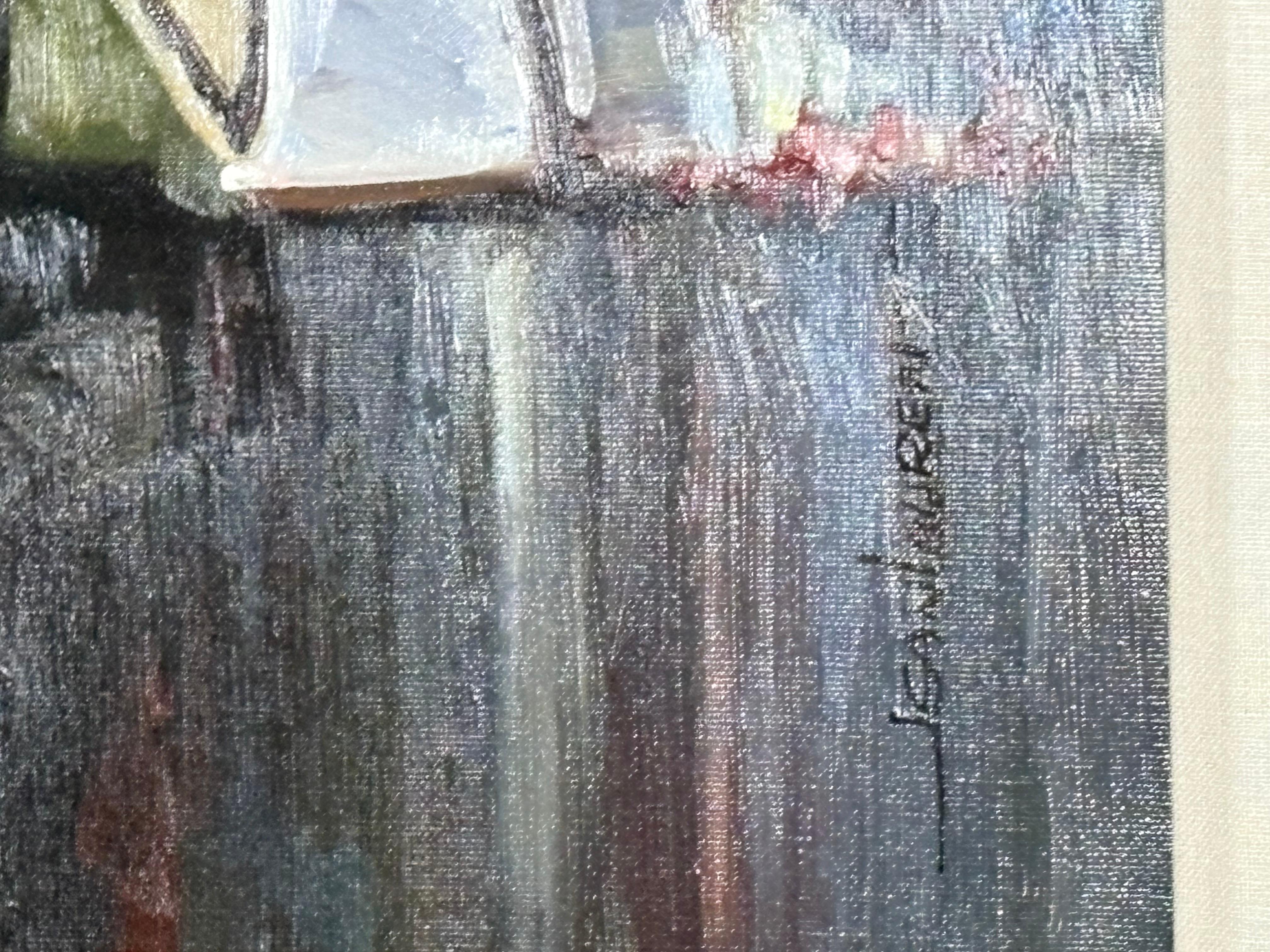 Ölgemälde auf Leinwand
In gutem Zustand 
Maße 40x34 
Unterzeichnet