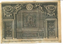 Architecture - Etching by Jean Le Potre - 17th Century