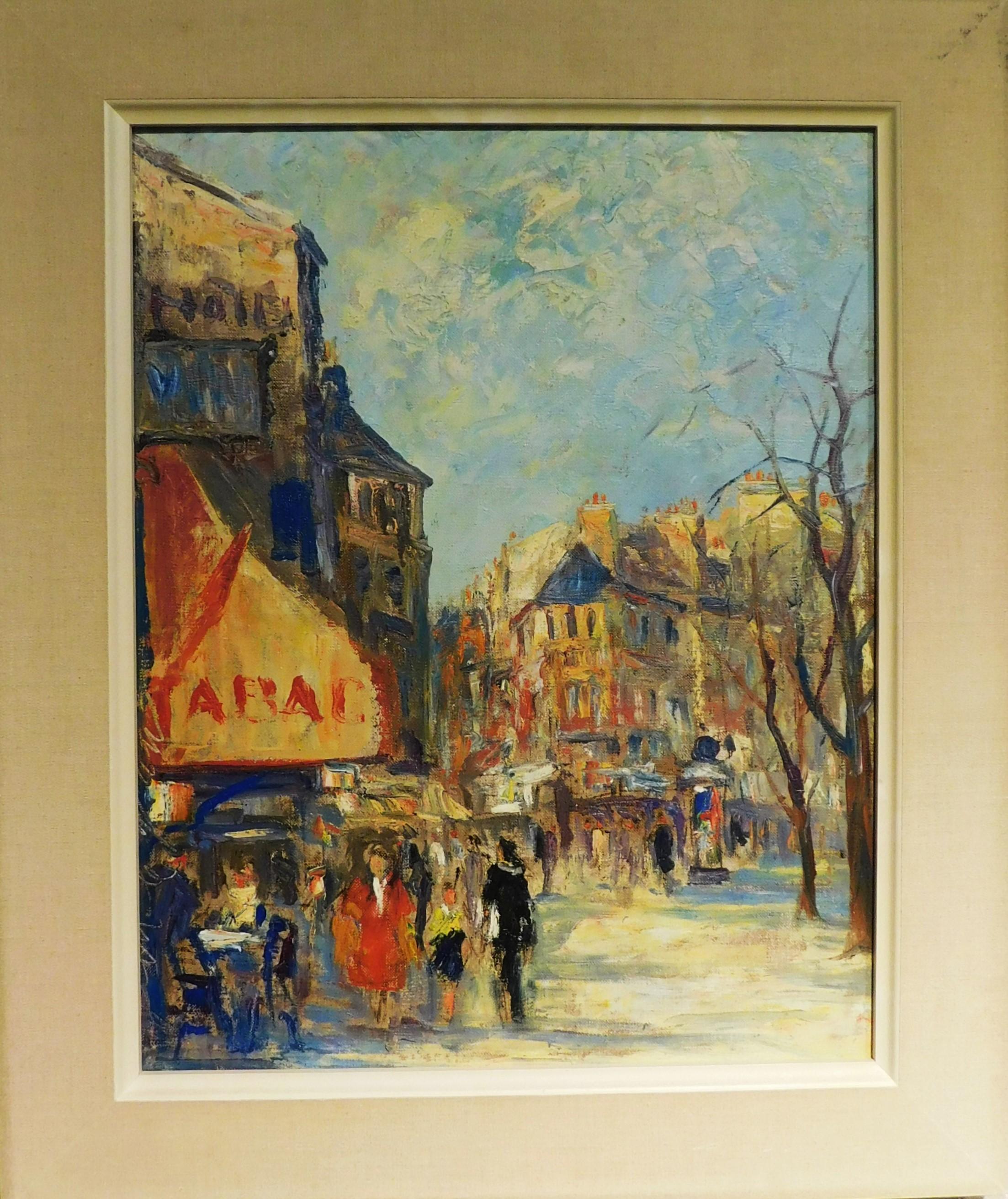 Jean Le Van 'Danish' Oil on Canvas Original Art In Good Condition In Hamilton, Ontario