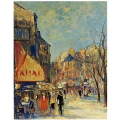 Jean Le Van 'Danish' Oil on Canvas Original Art