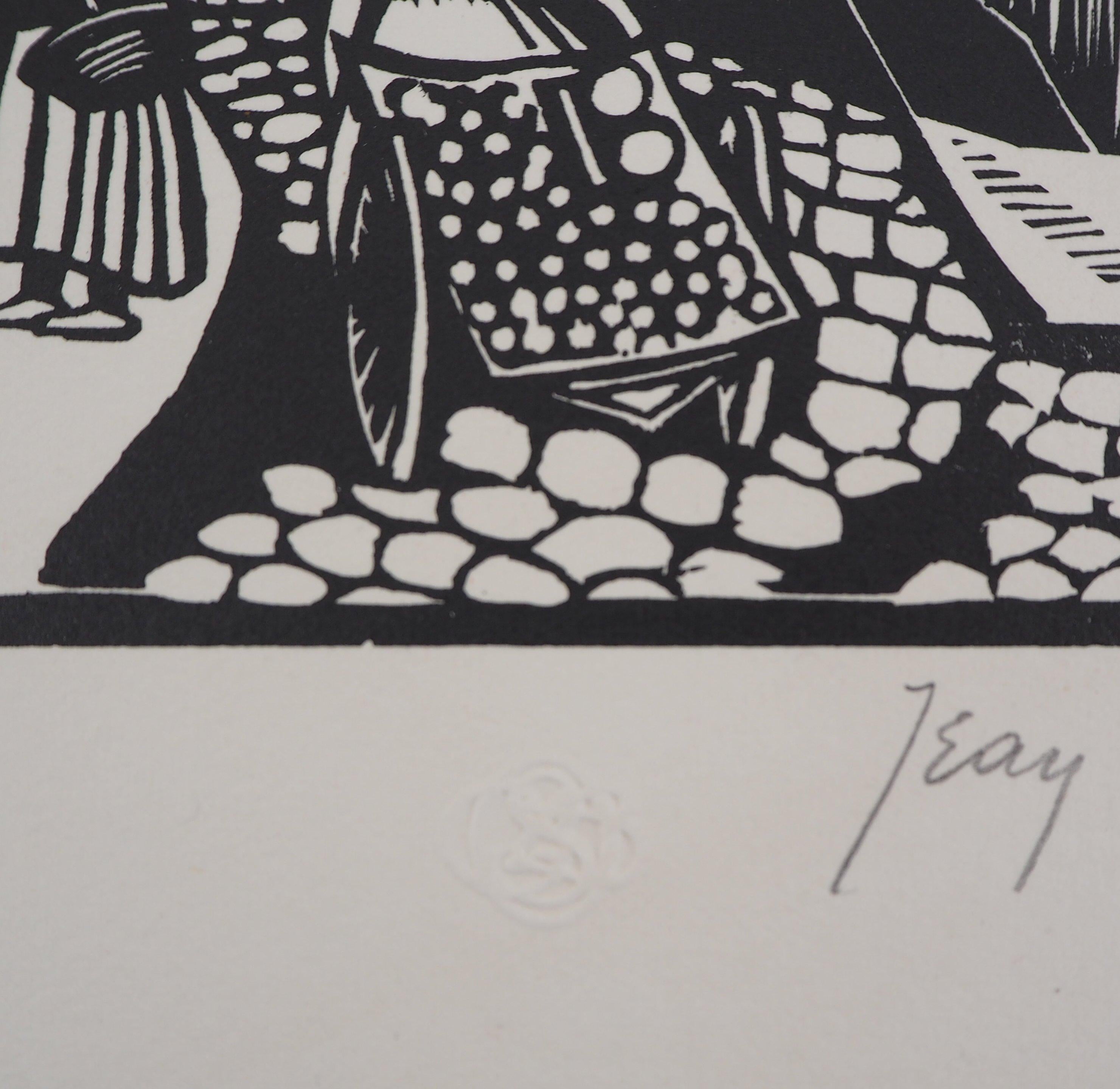 Jean LEBEDEFF (1884-1972)
Paris, Alte Straße im Quartier Latin, 1924

Original Holzschnitt
Handsigniert mit Bleistift
Nummeriert /160
Auf Vellum 32,5 x 25 cm (ca. 12,7 x 9,5 in)

Herausgegeben für den 