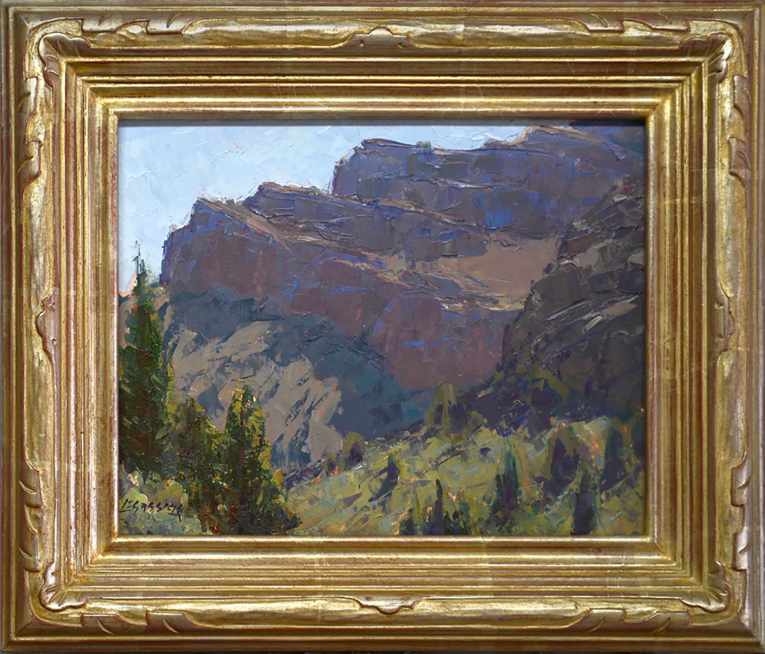 Jean LeGassick Landscape Painting – Canyon Ramparts; Cedarville, Kalifornien