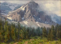 Lifting Mist; Glacier National Park