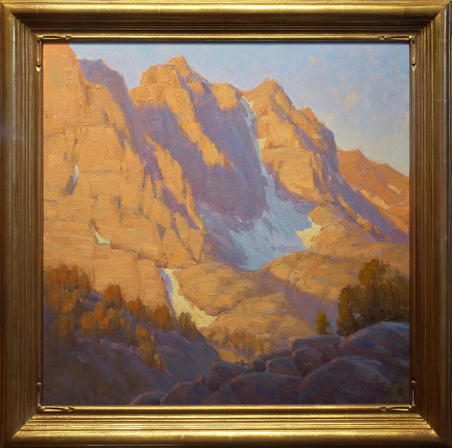Morning Glory auf Mt. Robinson – Painting von Jean LeGassick