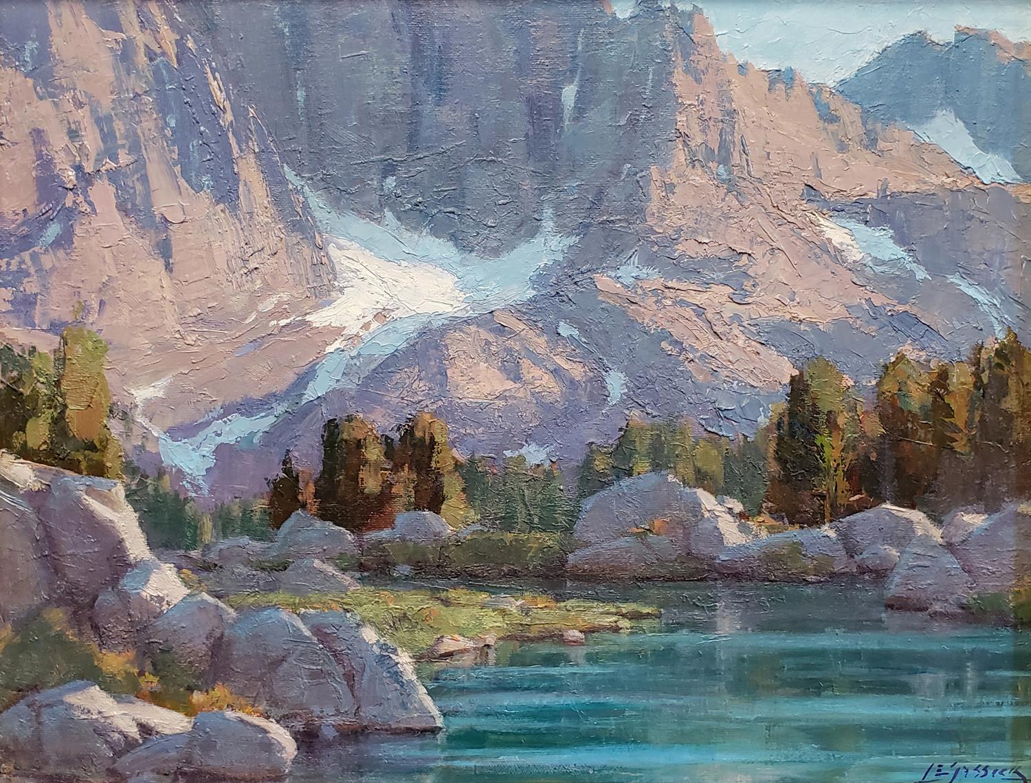 Mountain Glory; High Sierra - Painting by Jean LeGassick