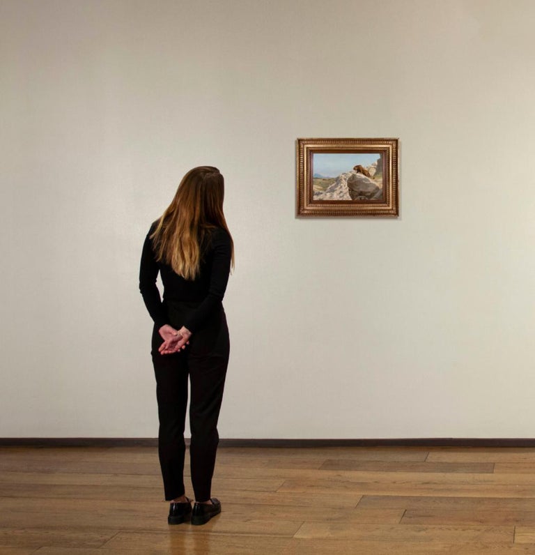 JeanLéon Gérôme JeanLéon Gérôme Lion aux Aguets; On the Watch