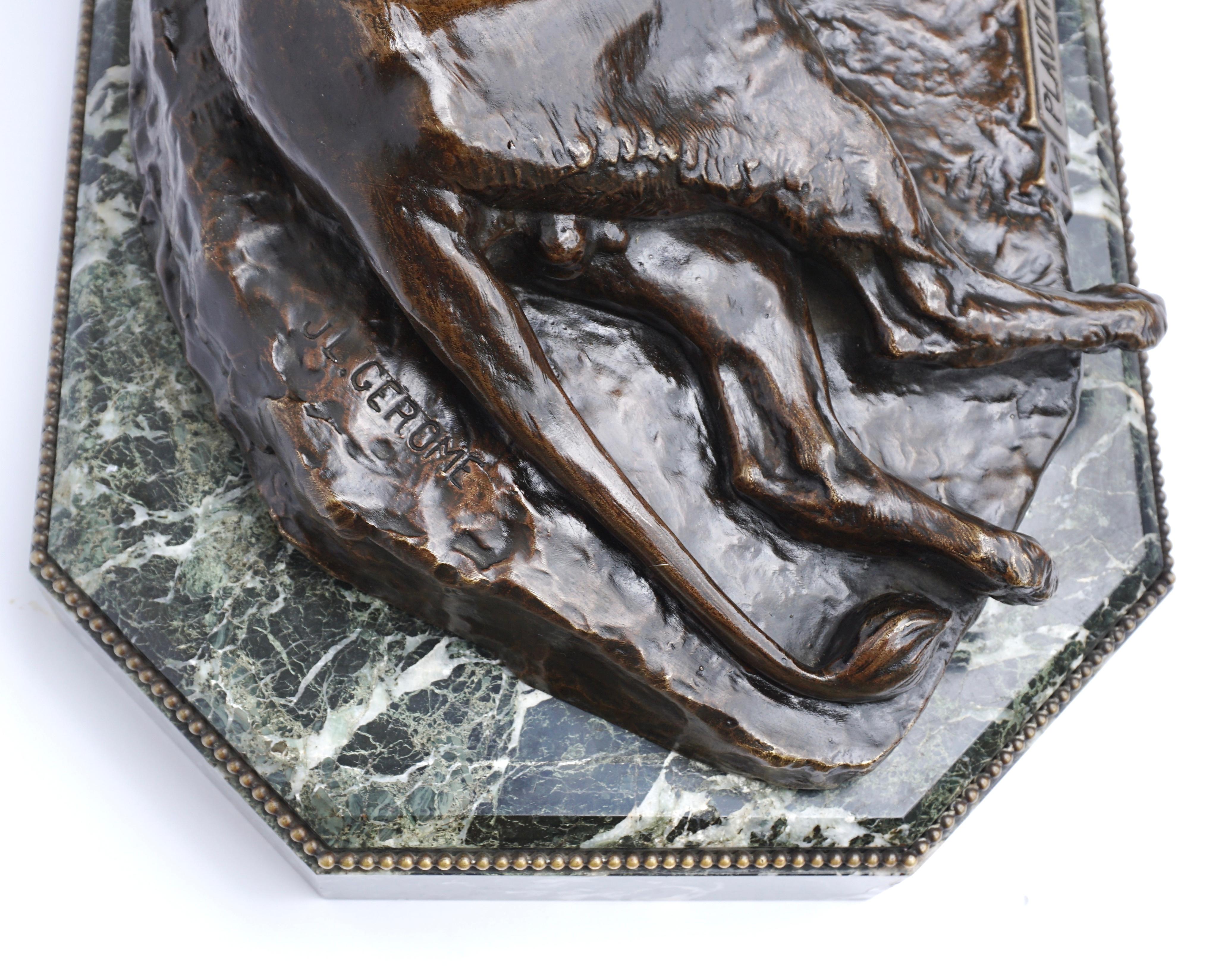 Beaux Arts Jean Leon Gerome Plaudite Cives Bronze sculpture
