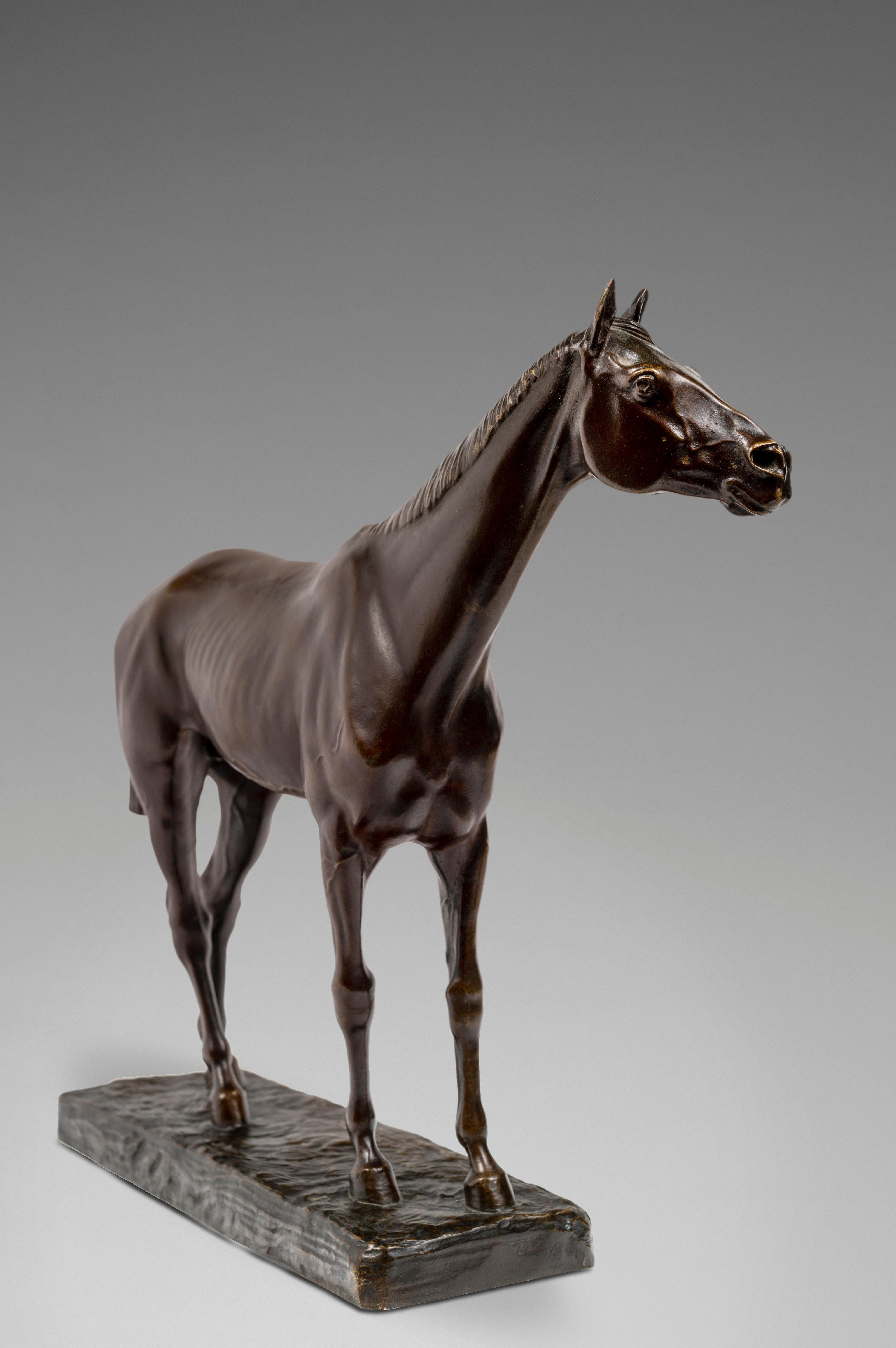 Pur-Sang-Reihenschliff (Naturalismus), Sculpture, von Jean-Léon Gérôme