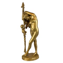 Fine 19th Century Gilt-Bronze Sculpture by JEAN-LEON GEROME