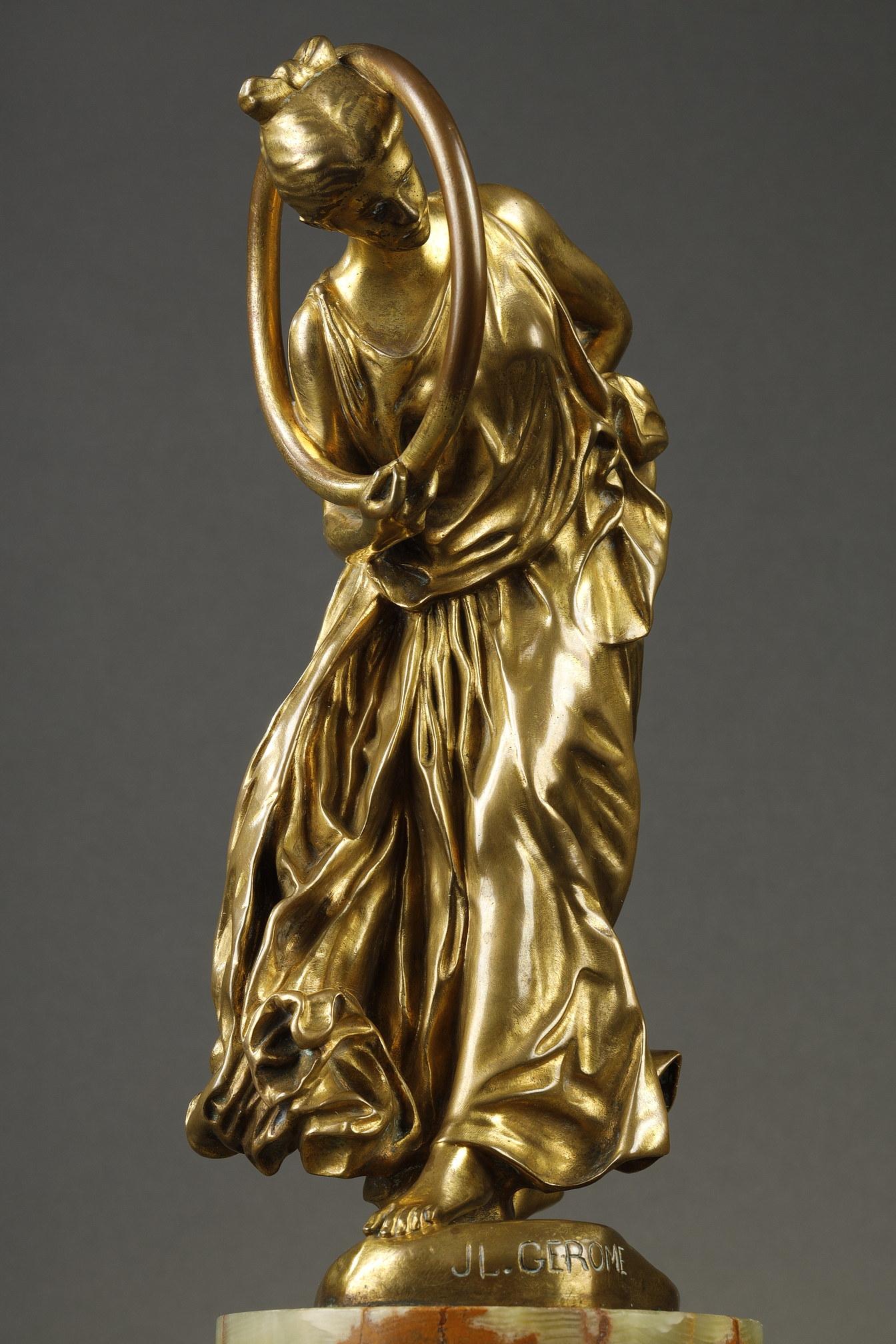 Jugador de Aro - Sculpture de Jean-Léon Gérôme