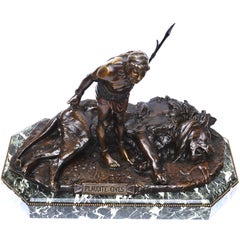 Jean Leon Gerome Plaudite Cives Bronze sculpture