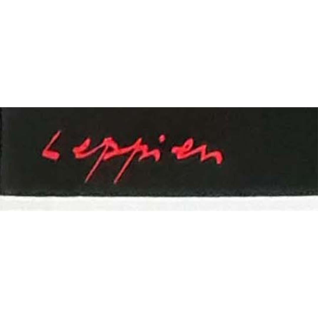 Original-Siebdruck der Ausstellung von Jean Leppien bei Réalités Nouvelles im Angebot 2