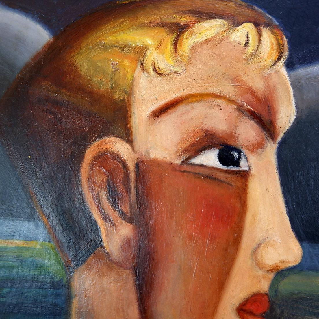 Jean Leroy attributed (1896 - 1939) Painting on panel - Signed lower right For Sale 5