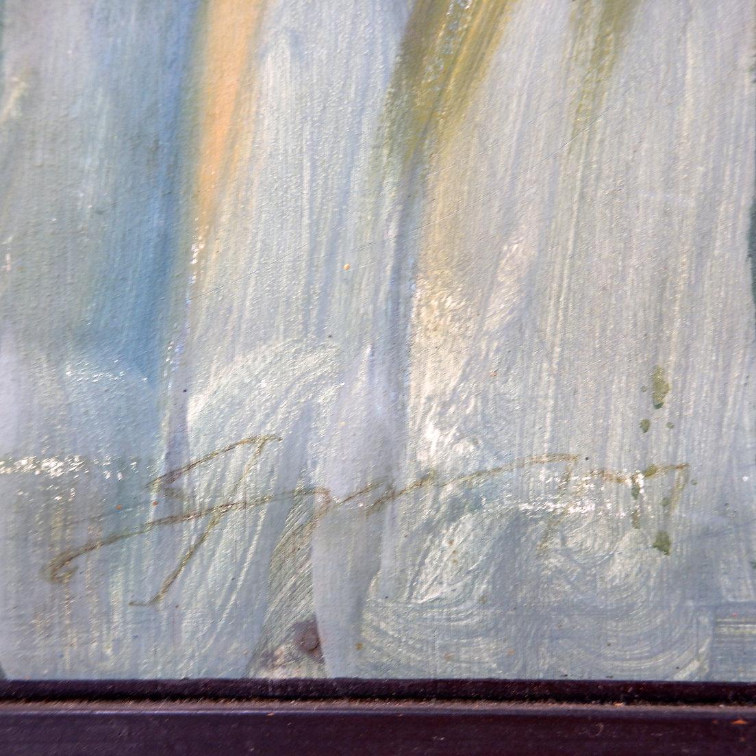 Jean Leroy attributed (1896 - 1939) Painting on panel - Signed lower right For Sale 6