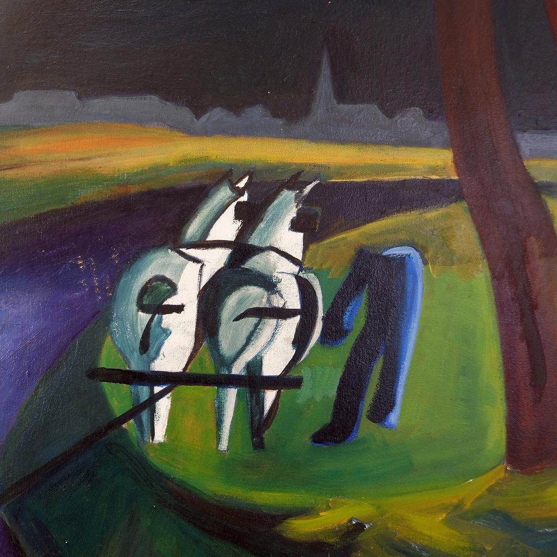 Jean Leroy attributed (1896 - 1939) Painting on panel - Signed lower right For Sale 9