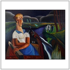 Jean Leroy zugeschrieben (1896 - 1939) Gemälde auf Tafel - unten rechts signiert