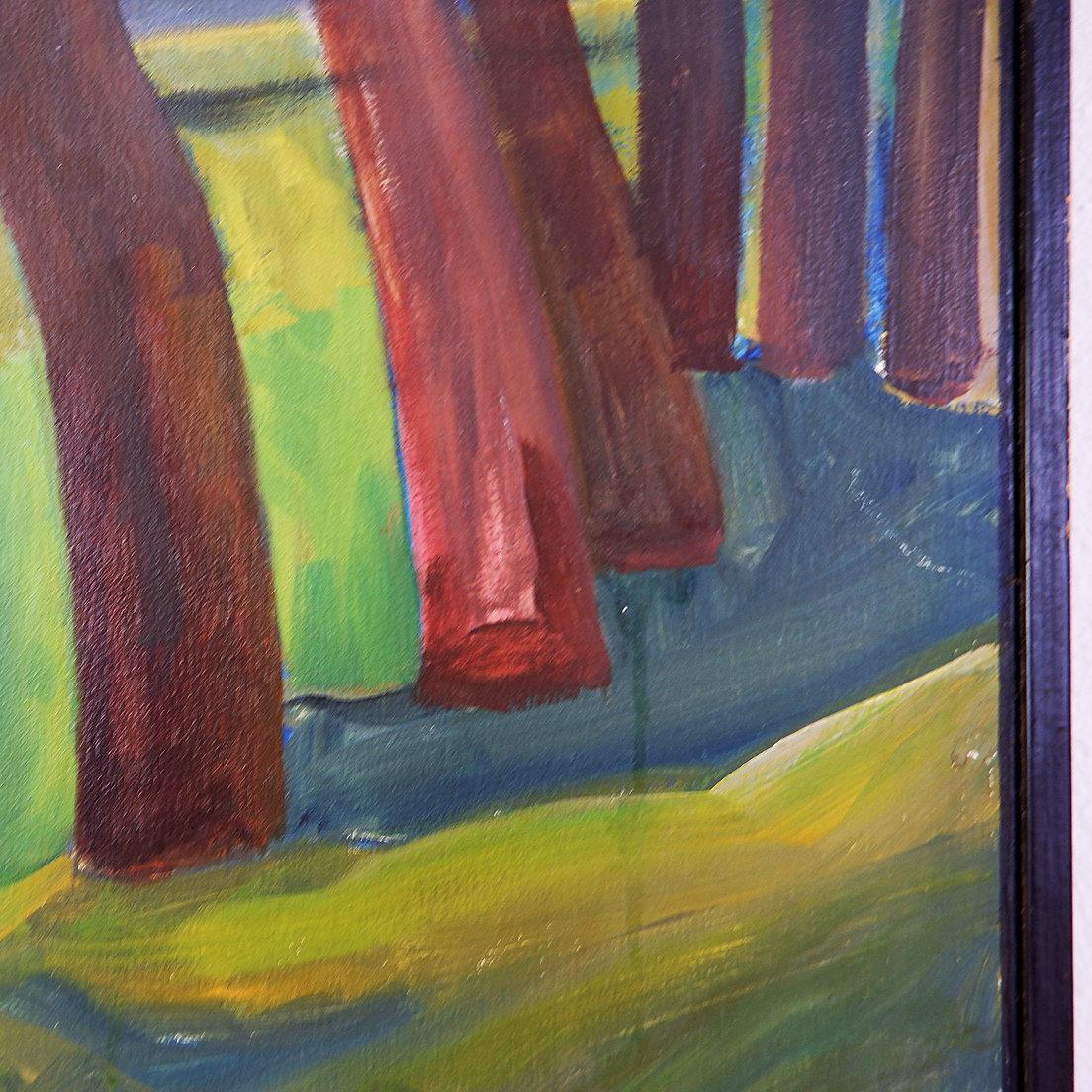 Expressionist Jean Leroy attributed (1896 - 1939) Painting on panel - Signed lower right For Sale