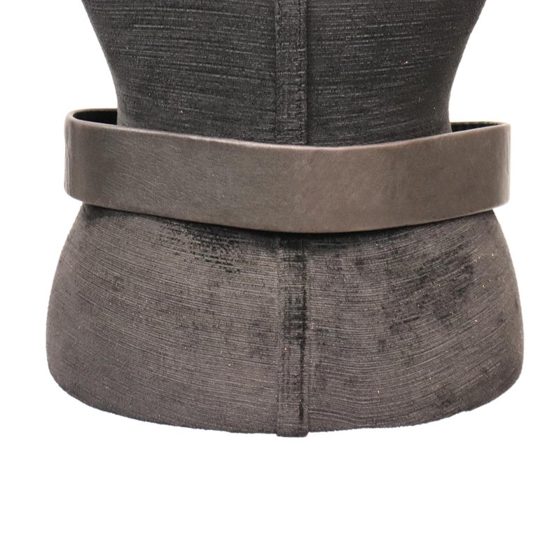 Ceinture En Cuir Jean L'Insolite - Taille 88 - Marron Large - Neuf Sans étiquette