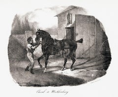 Cheval de Mecklembourg" - Romanticismo francés del siglo XIX