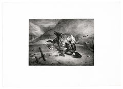 'Horse Attacked by Tiger' — 19th-Century French Romanticism