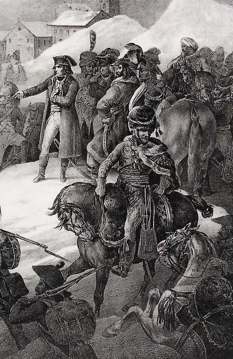Paso del Monte Saint-Bernard - Print Romántico de Jean Louis Andre Theodore Gericault