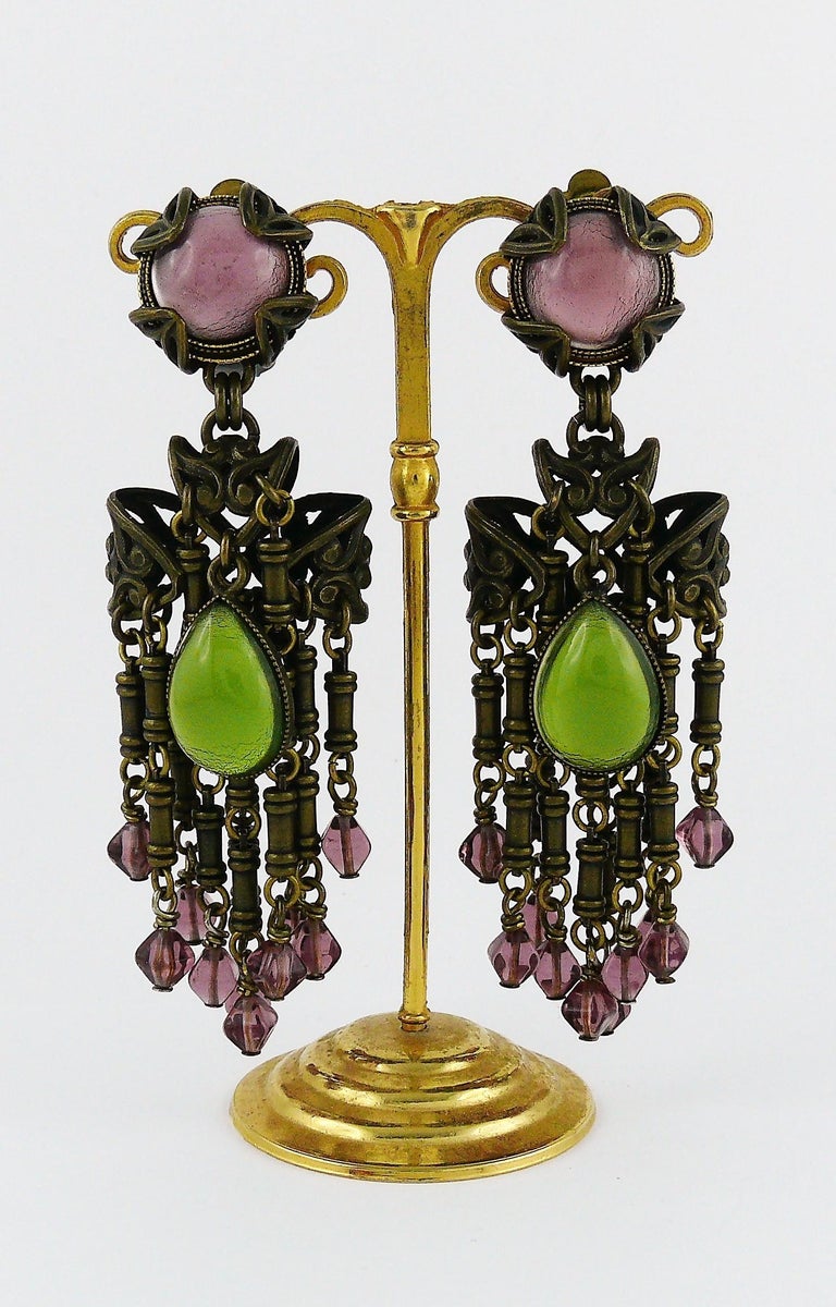 Boucles D'oreilles Clips Vintage Jean Louis Blin - Occasion