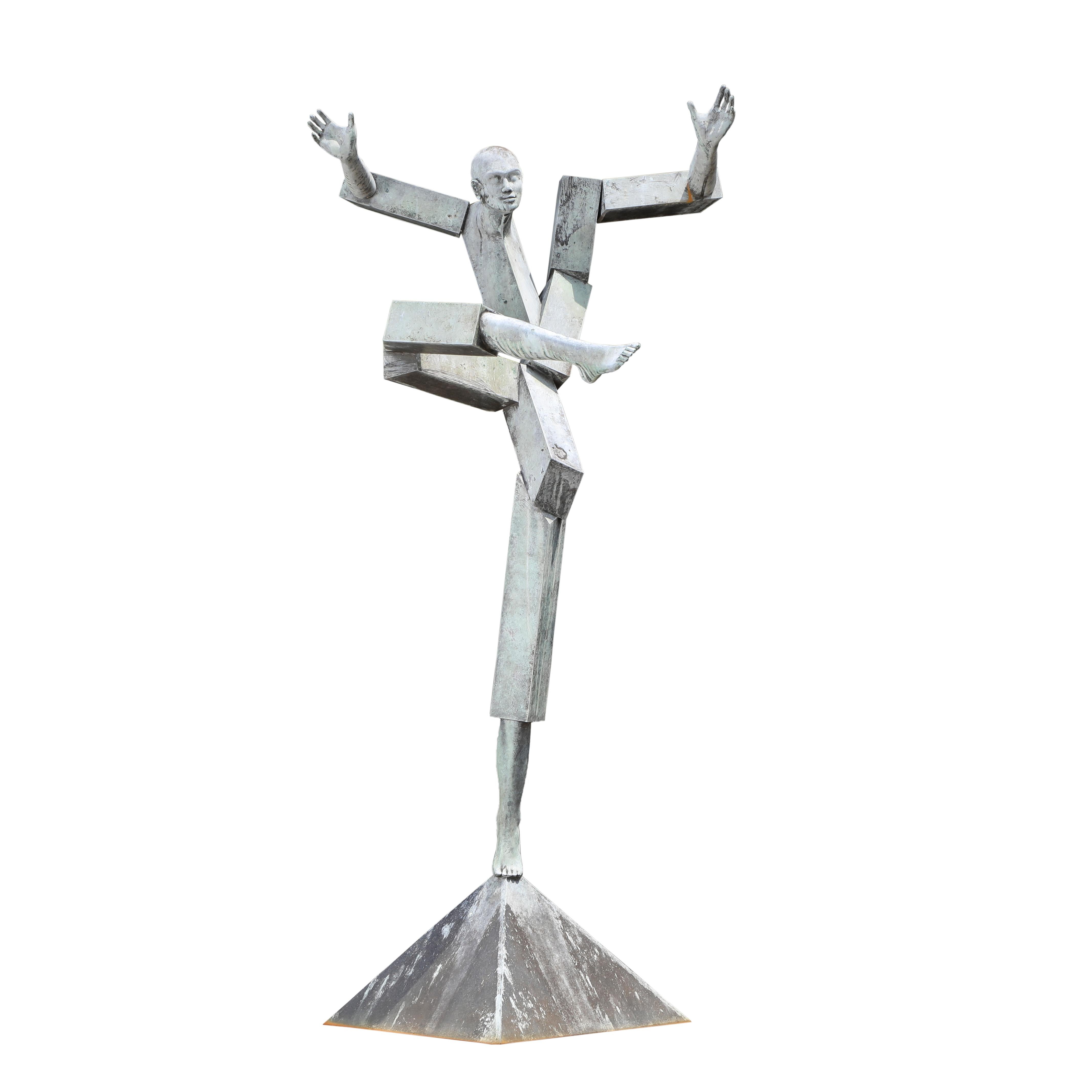 Figurative Sculpture Jean-Louis CORBY - Une danseuse africaine