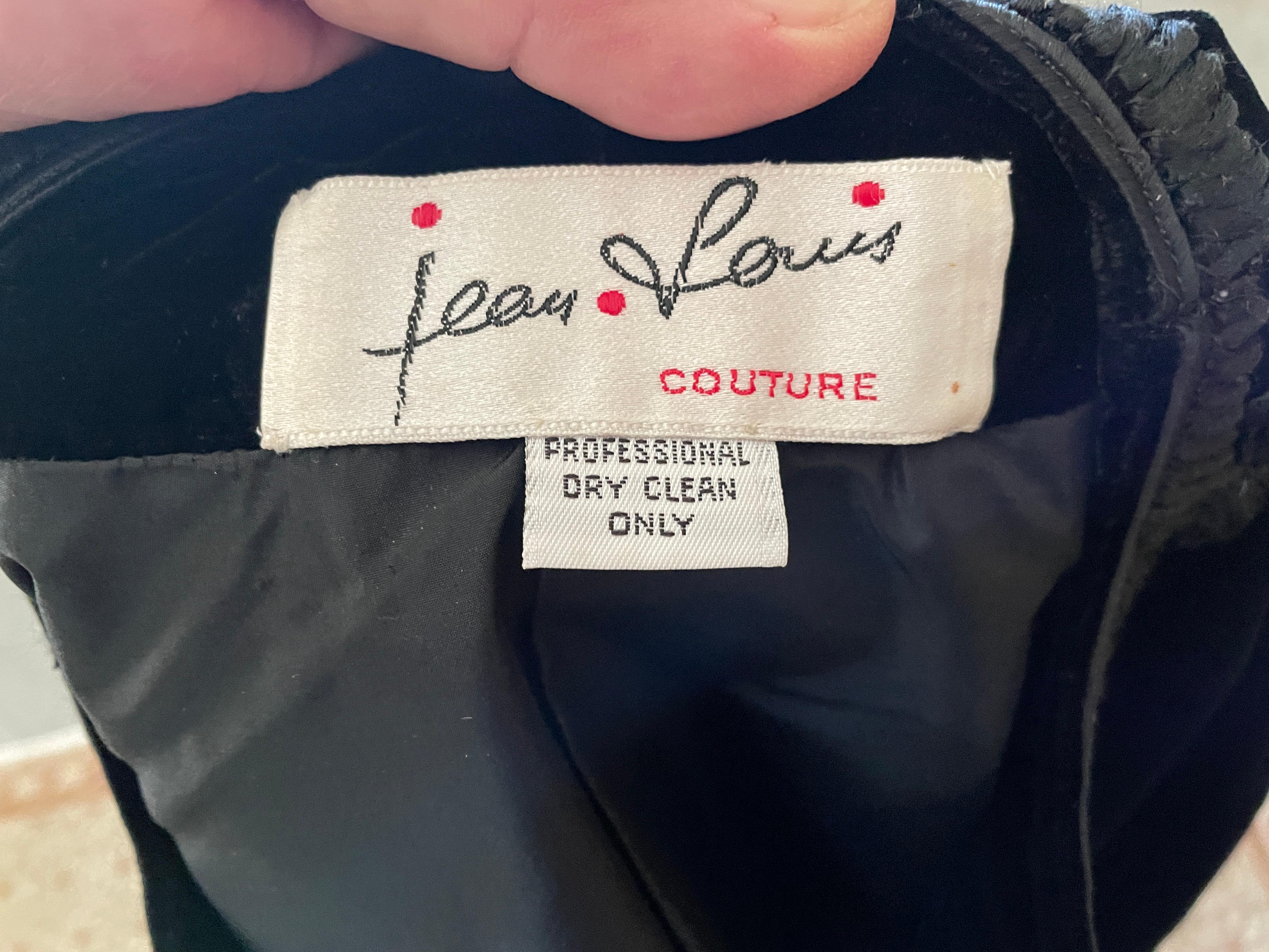 Jean-Louis Couture 1960's black velvet jacket.
Bust 36