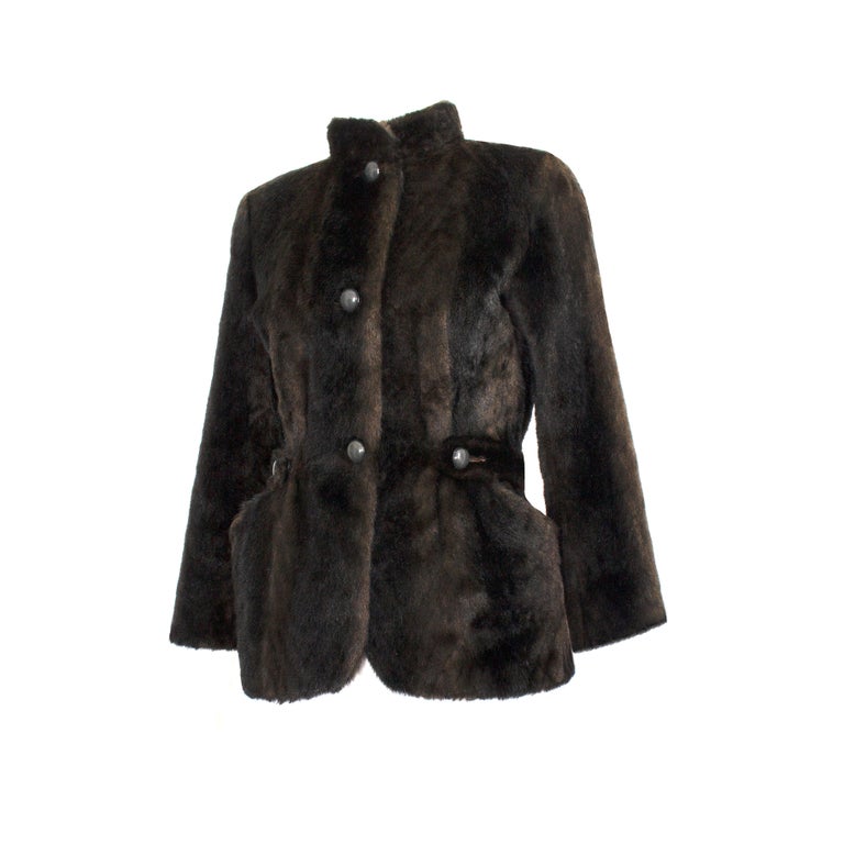 Jean Louis De Paris - RARE - 1950s Vintage - Faux Fur Jacket For Sale at  1stDibs