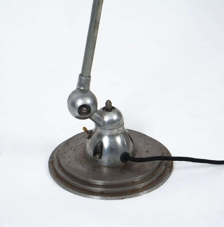 French Jean Louis Domecq Industrial Floor Lamp for Jielde Mid Century