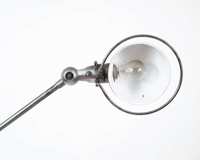 Mid-20th Century Jean Louis Domecq Industrial Floor Lamp for Jielde Mid Century