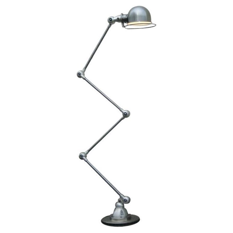 Jean Louis Domecq Jielde Vintage French Industrial 4 Arms Brushed 