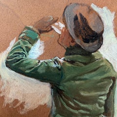 Un Voyageur (A Traveler) by Jean Louis Ernest Meissonier, Oil on Panel