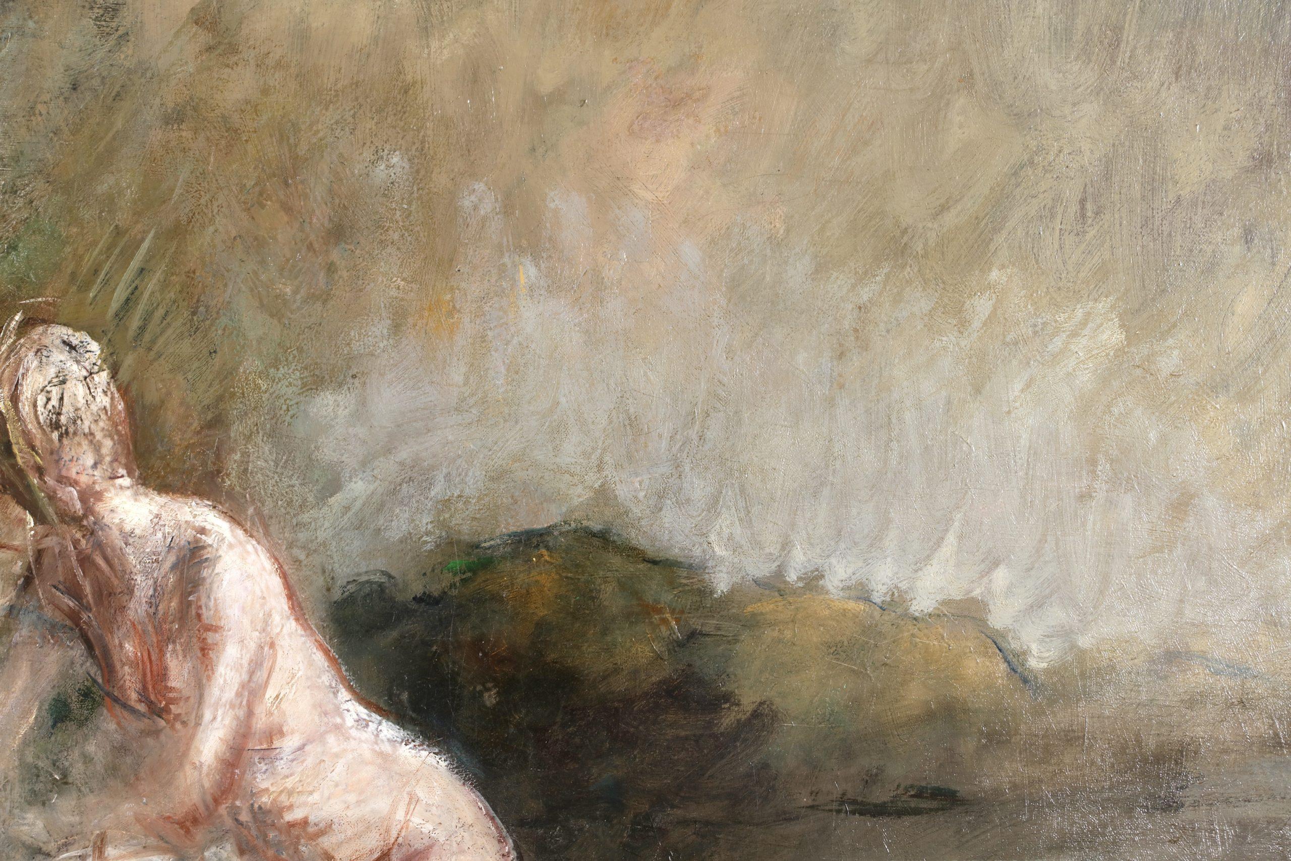 Les Baigneuses - Paesaggio figurativo impressionista realizzato da Jean Louis Forain in vendita 4