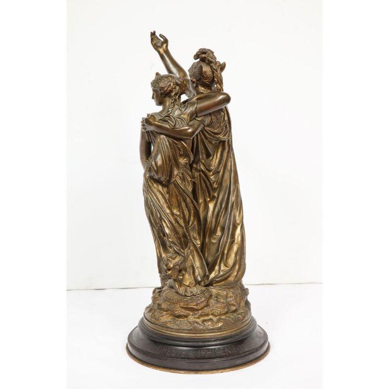 J. L. Gregoire, A French Bronze Figural Group 