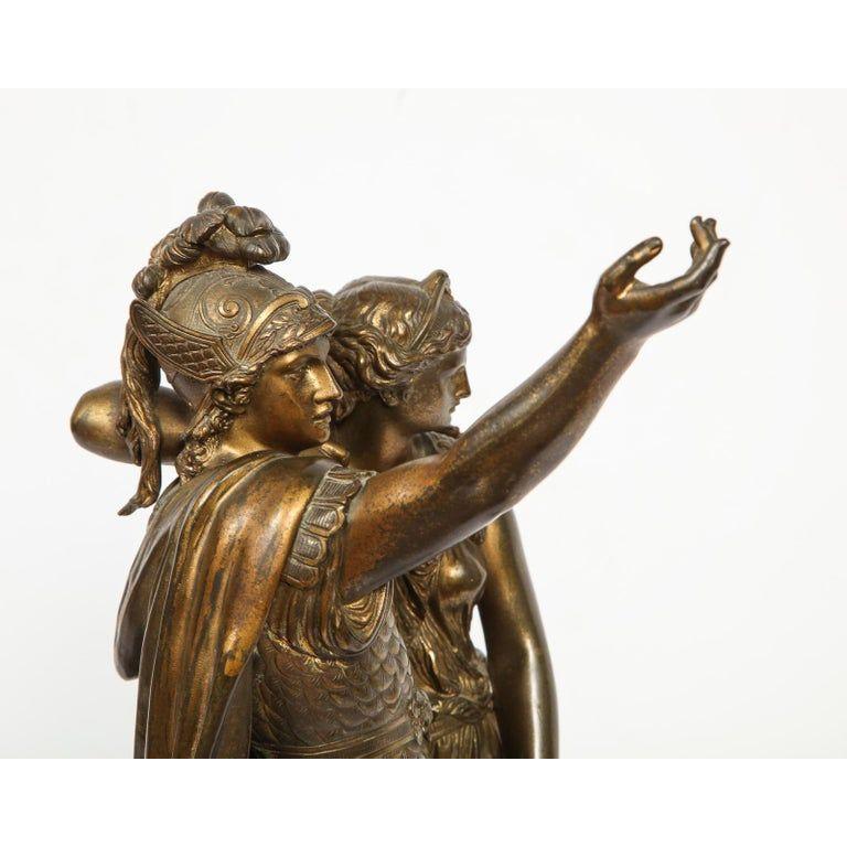 J. L. Gregoire, A French Bronze Figural Group 