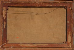 French Village, Modern Oil on Canvas Painting by Jean Louis Liberte