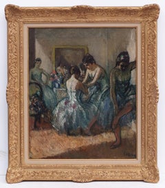 Post-impressionist painting Ballerinas Paris Opera 