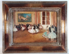 Reception for the ballet in the Foyer of the Opera (Palais Garnier), Paris