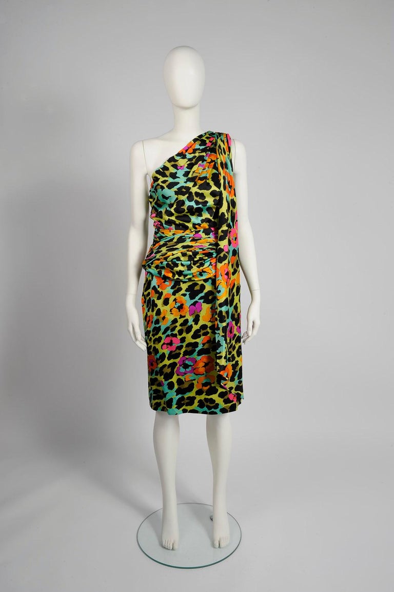 Robe Cocktail Vintage Jean-Louis Scherrer Années 2000 - Noire Perlée, Taille S