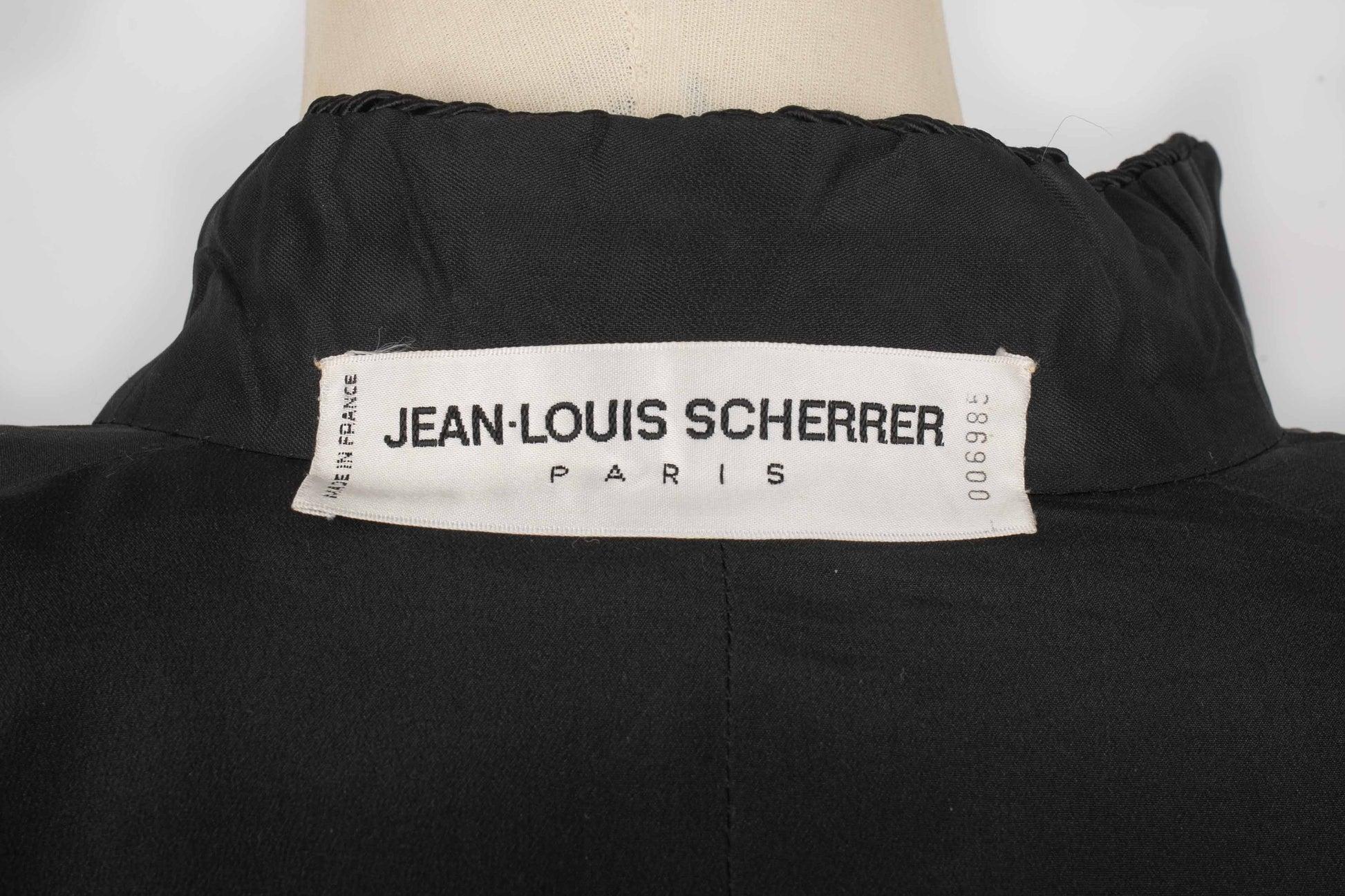 Jean-louis Scherrer Black Trimming Long-sleeved Jacket For Sale 5