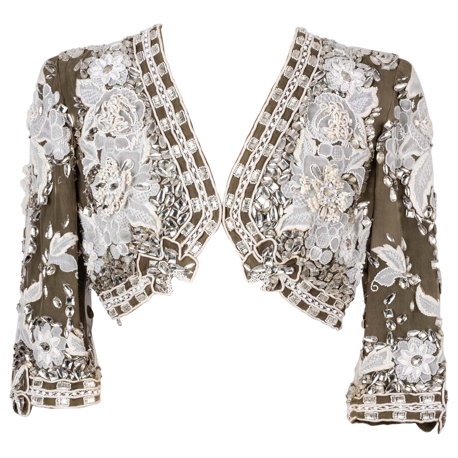 Jean-Louis Scherrer bolero / chaqueta Alta Costura