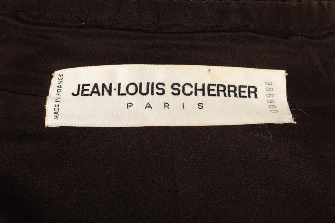 Jean-Louis Scherrer Couture Fur and Velvet Suit 7