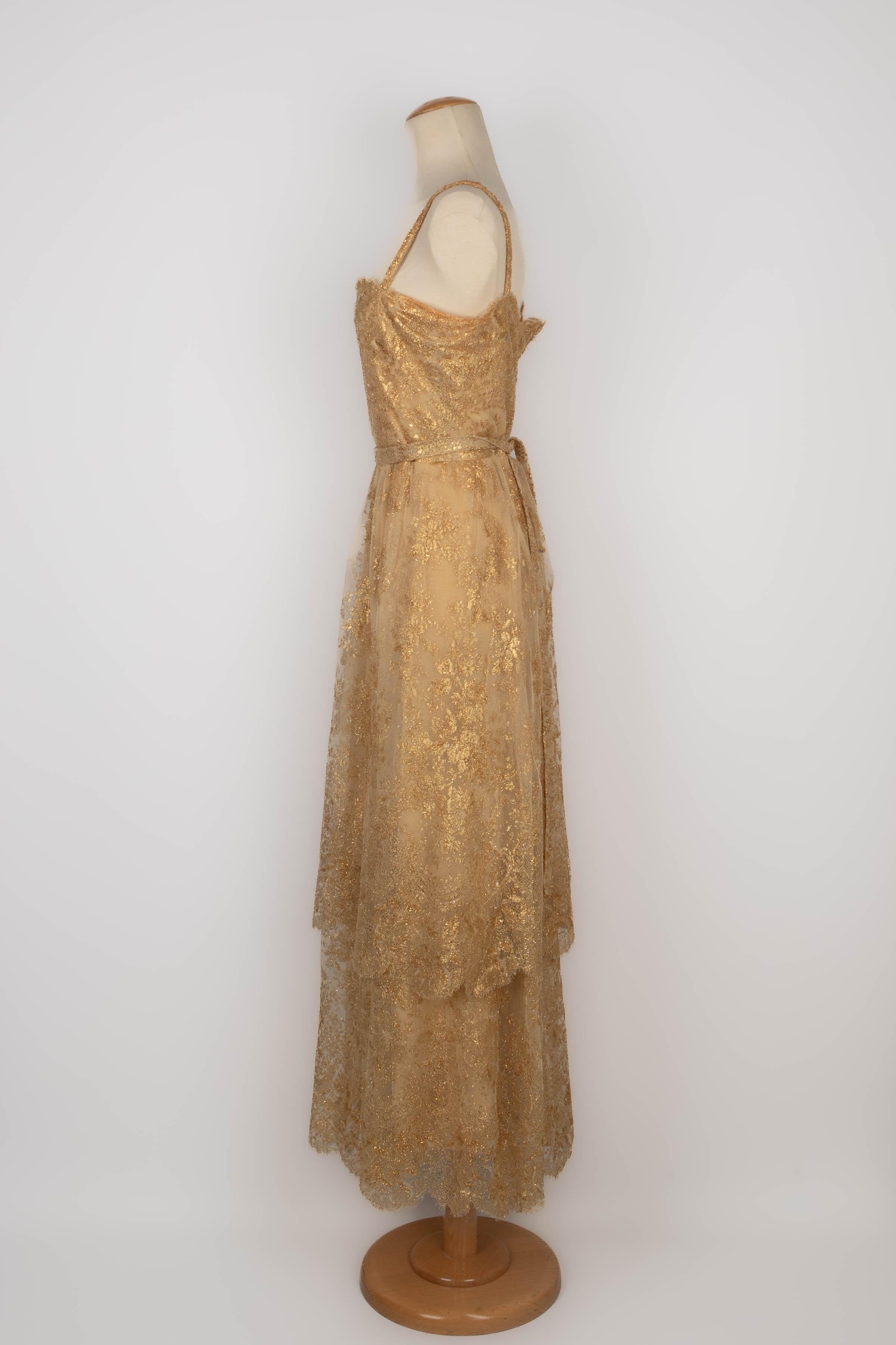 Jean-Louis Scherrer vestido de Alta Costura en Excelente estado para la venta en SAINT-OUEN-SUR-SEINE, FR