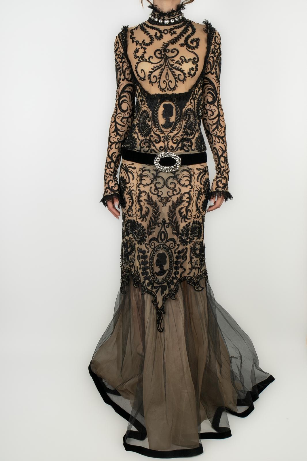 Abito Jean-Louis Scherrer Haute Couture inverno 2005 in vendita 9
