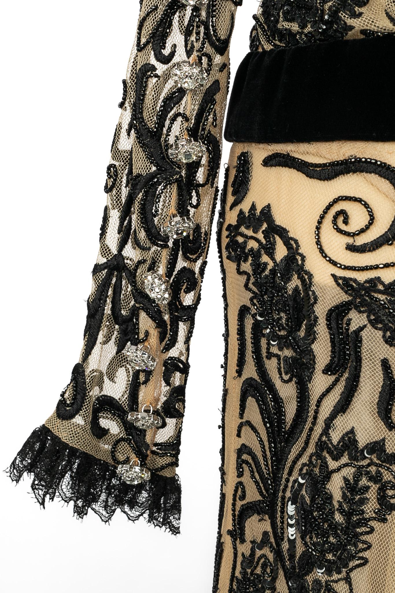 Abito Jean-Louis Scherrer Haute Couture inverno 2005 in vendita 2