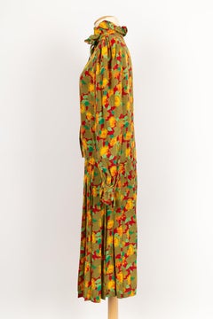 Jean-Louis Scherrer Ensemble Set Composed of Shirt and Silk Skirt